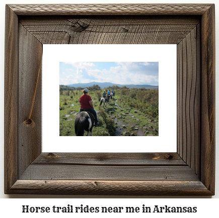 horse trail rides near me Arkansas
